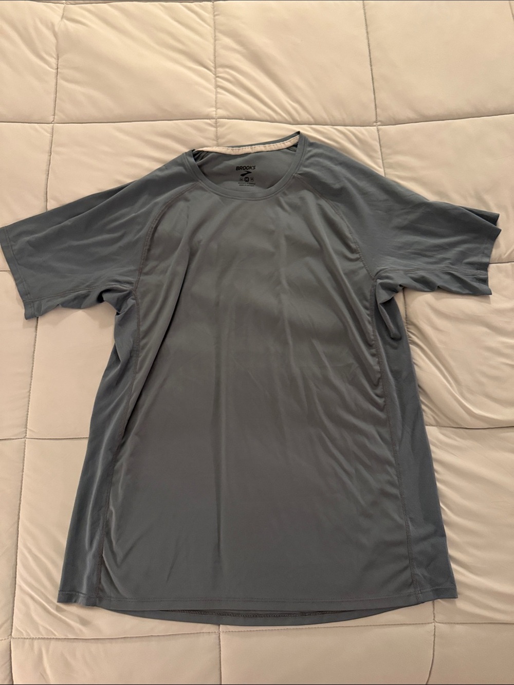 Brooks Men's Short-Sleeve Tee in Slate Blue-Gray